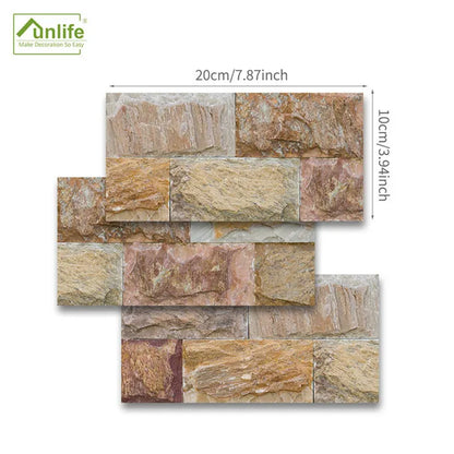 9/27/54PCS Mosaic Brick Tile Stickers for Bathroom Kitchen Wallpaper Waterproof Self-Adhesive DIY Wall Sticker Home Decor Decal