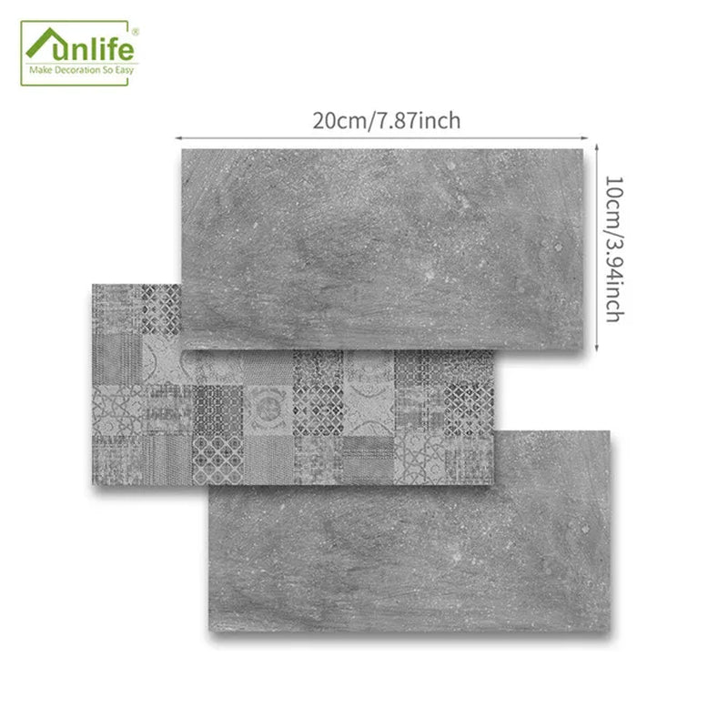 9/27/54PCS Mosaic Brick Tile Stickers for Bathroom Kitchen Wallpaper Waterproof Self-Adhesive DIY Wall Sticker Home Decor Decal